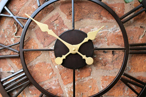 Brown Skeleton Clock