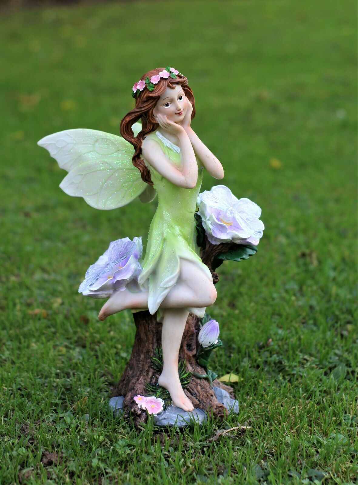 Solar Coloured Fairy Garden Ornament