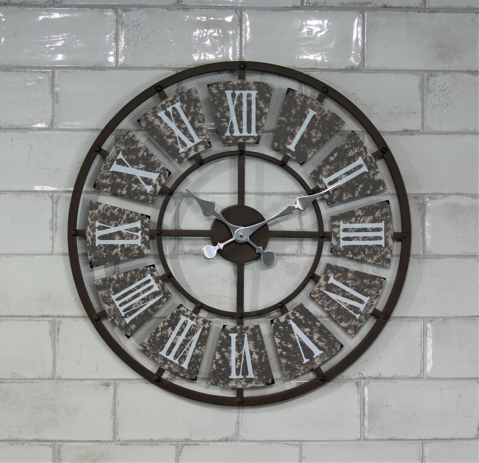 Metal Skeleton Clock