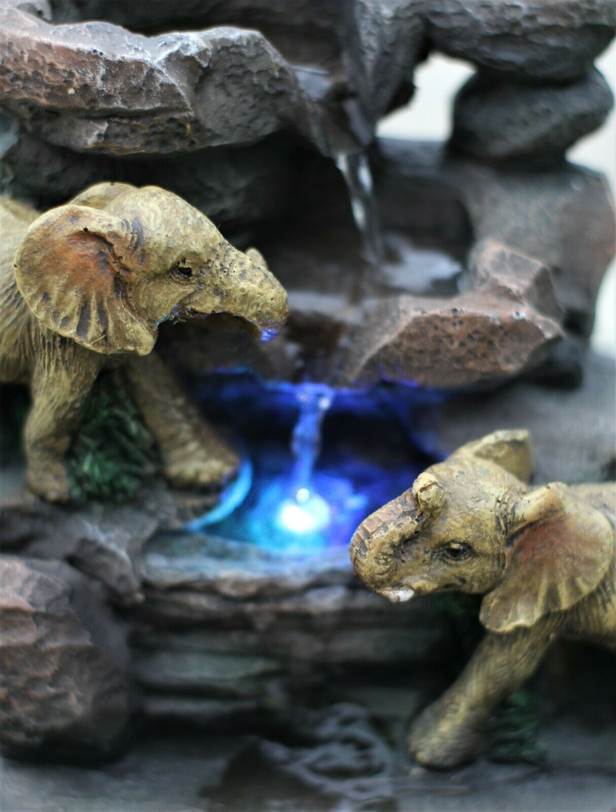 Elephant LED Garden Water Fountain