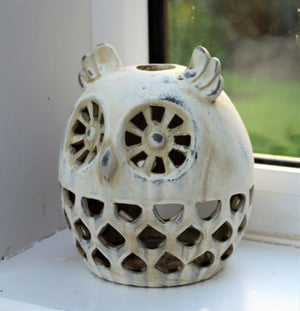 Owl Silhouette Tea light Holder