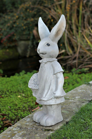 Girl or Boy Rabbit Indoor or Outdoor Ornament