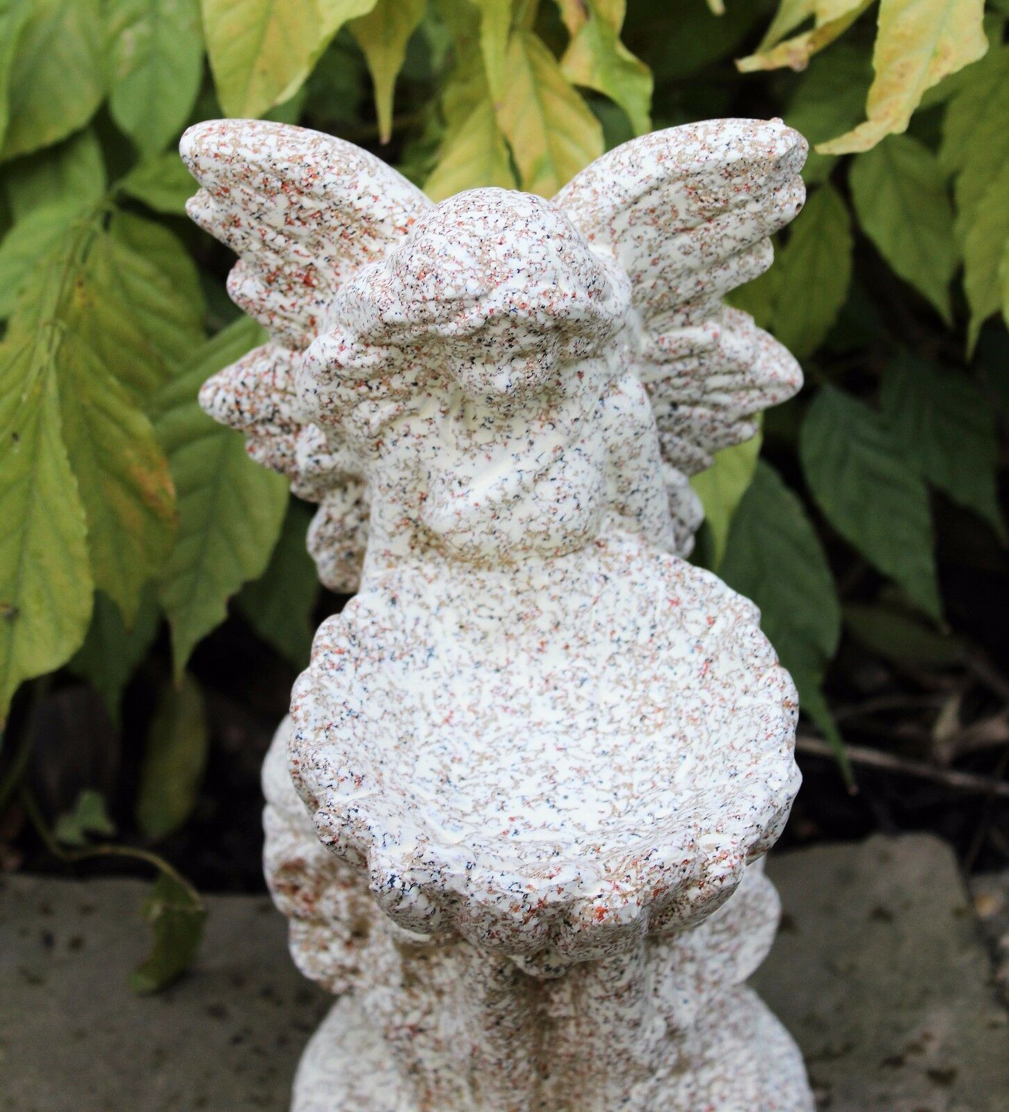 Stone Effect Large Magical Fairy Statue Bird Bath