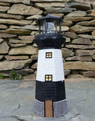 Solar Powered Rotating Lighthouse Ornament