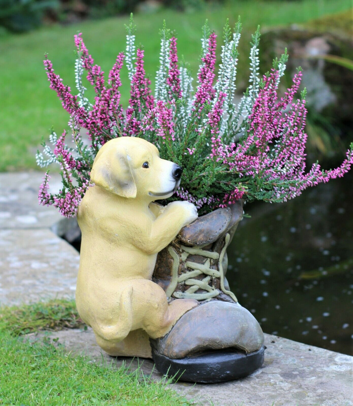 Puppy & Boot Pot Planter