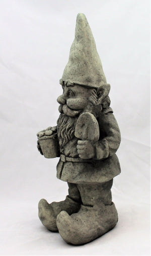 Stone Effect Pair of Garden Gnomes