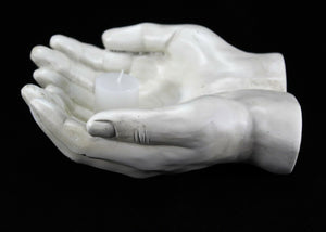 Wall Mounted Giving Hands - Antique White