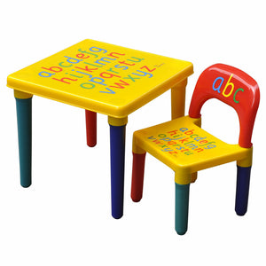 Table and Chair Set ABC Alphabet for Children