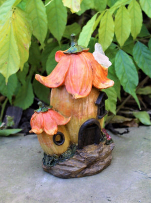 Solar Fairy Flower Mushroom House