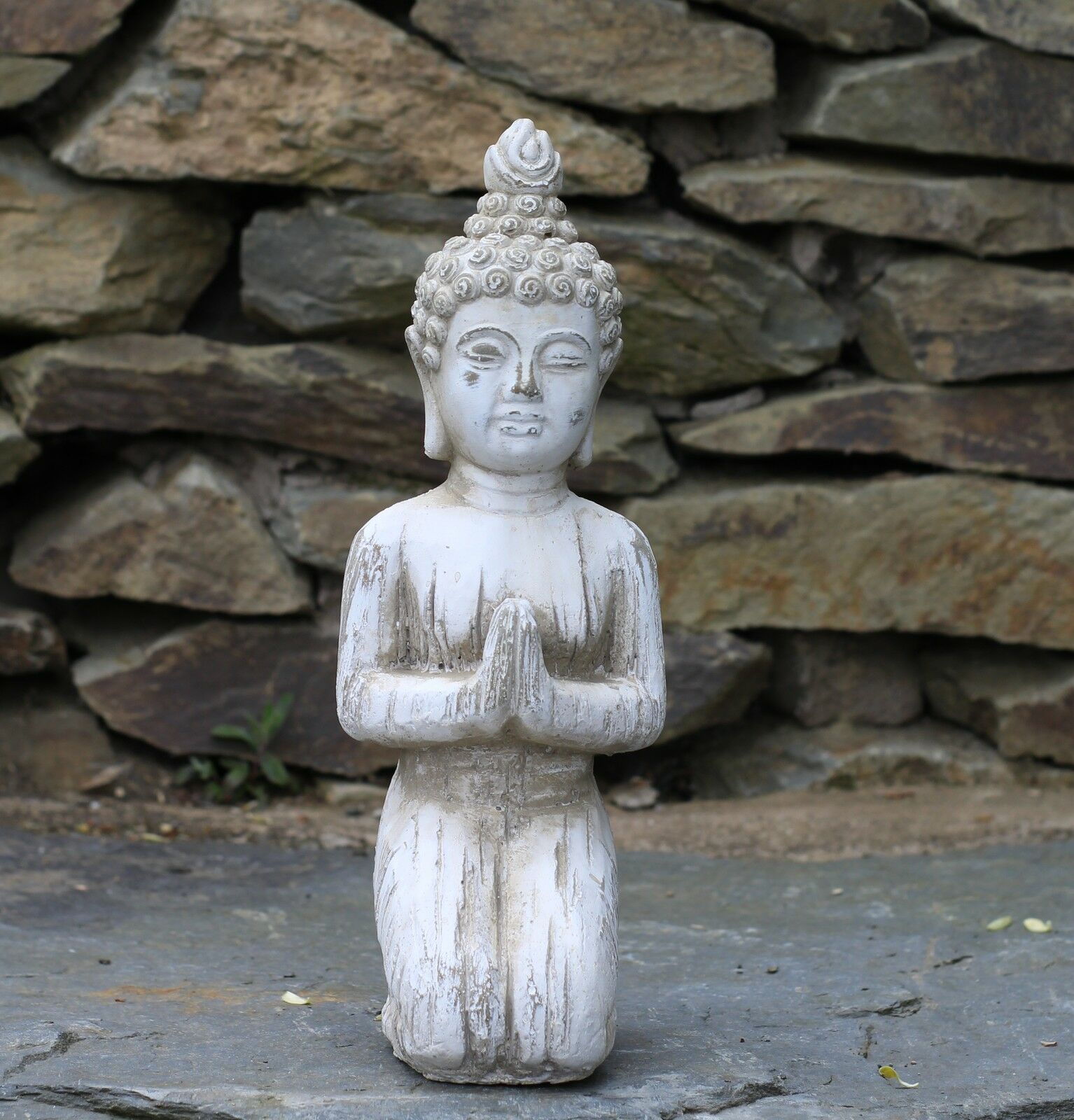 Drift Wood Effect Kneeling Buddha