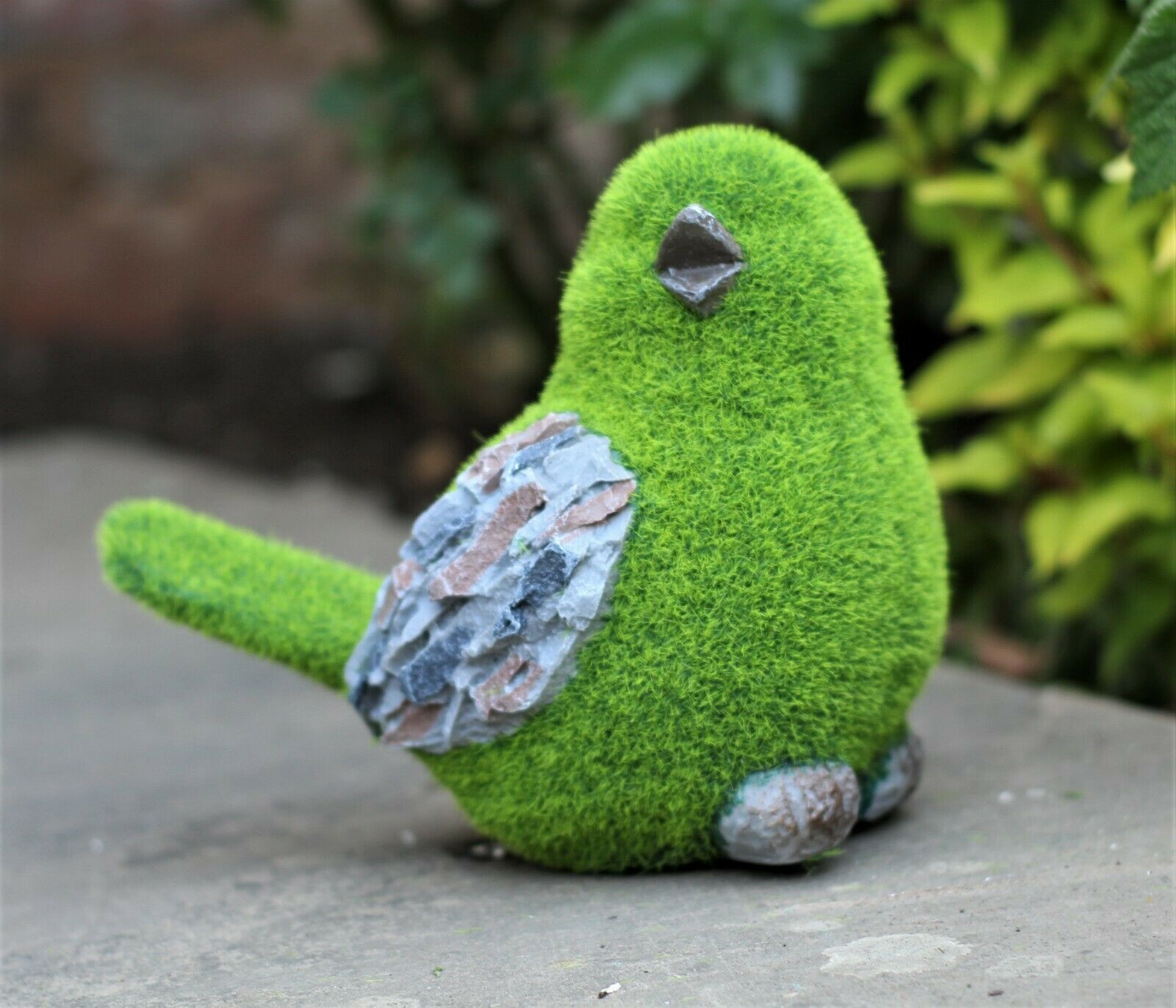 Grass Effect Bird Garden Ornament