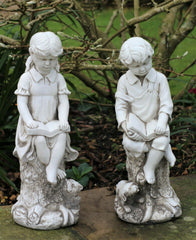 Boy & Girl Garden Ornament