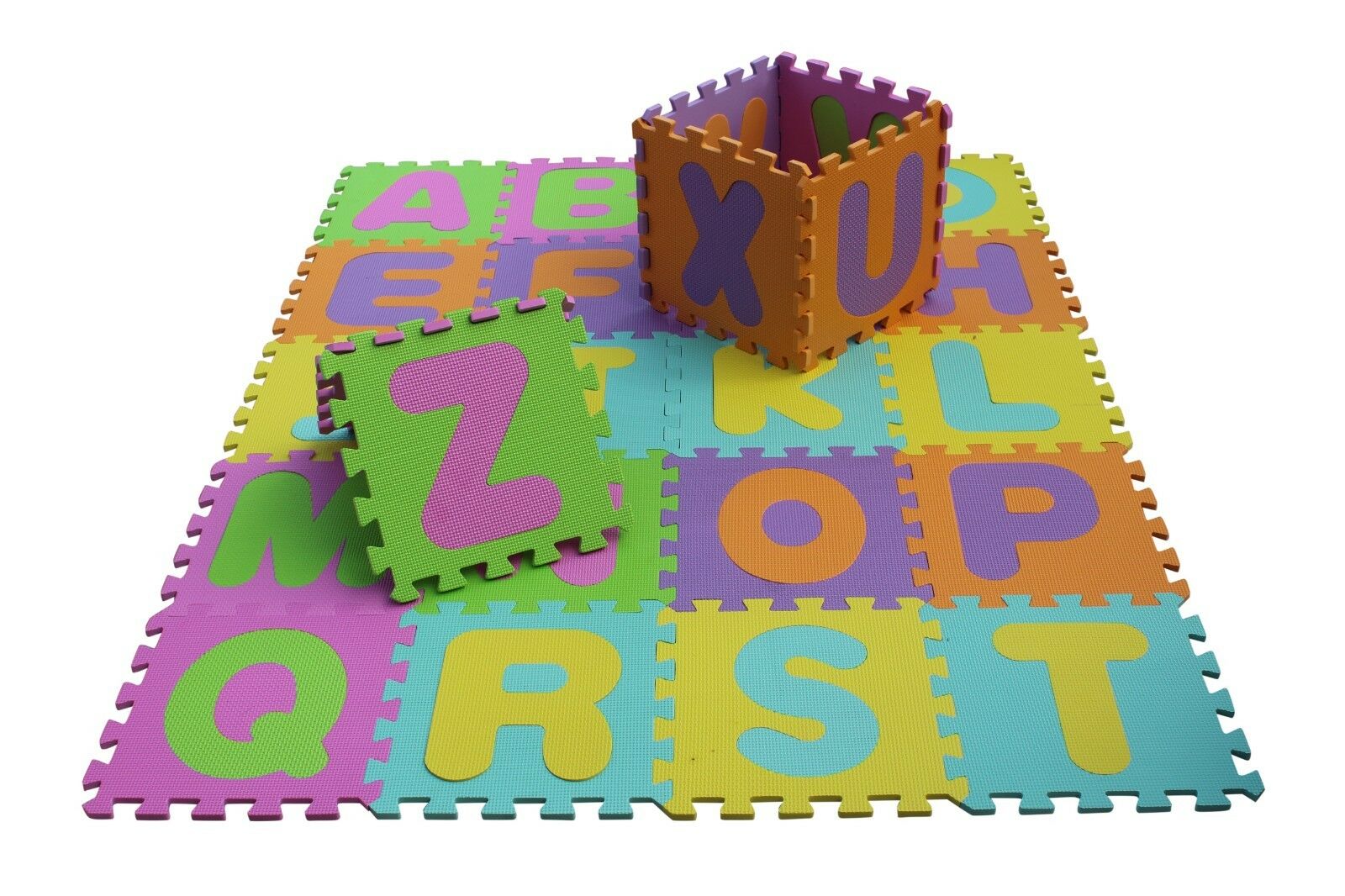 26 Piece Alphabet Childrens Play Mats - Jigsaw Style