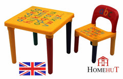 Table and Chair Set ABC Alphabet for Children