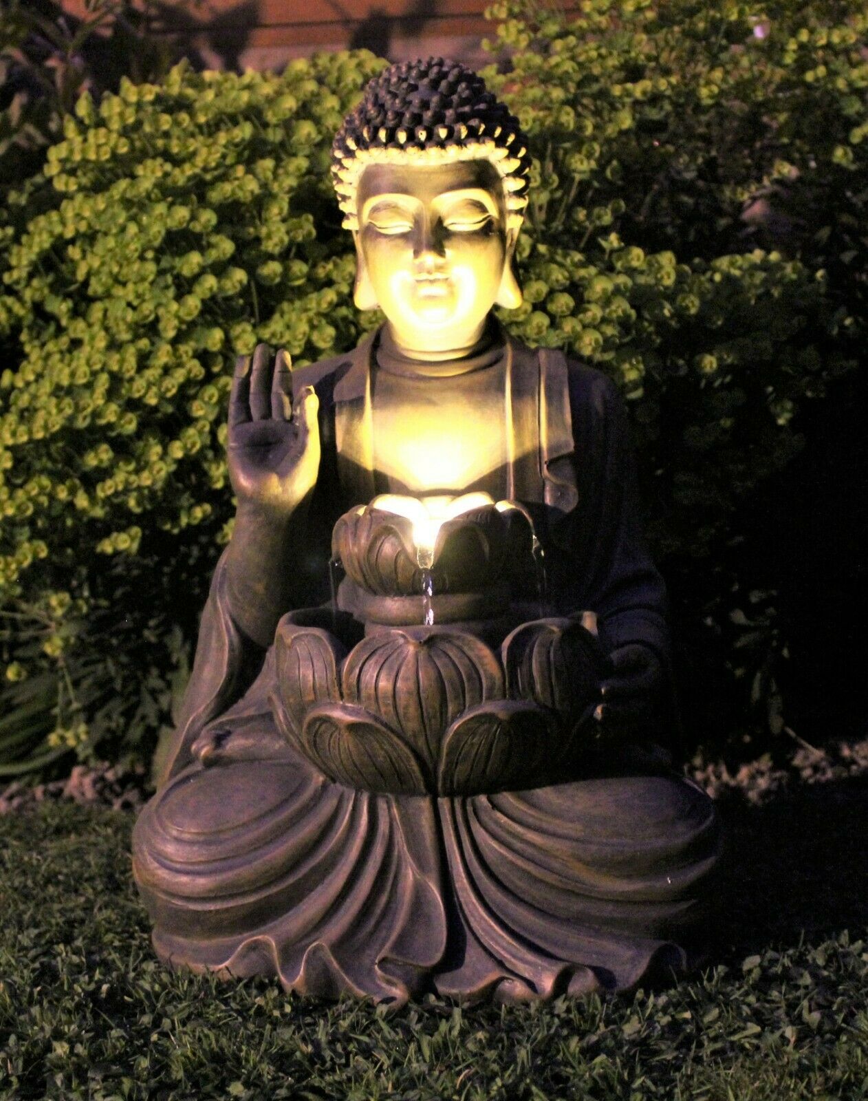 Buddha Water Fountain Garden Ornament