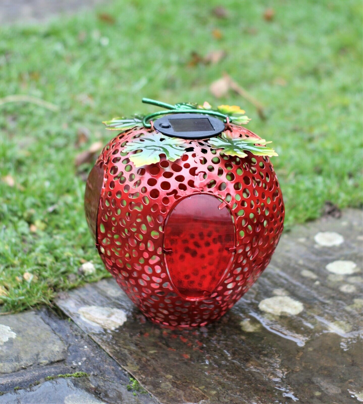 Solar Strawberry Hanging or Table Lamp Lantern