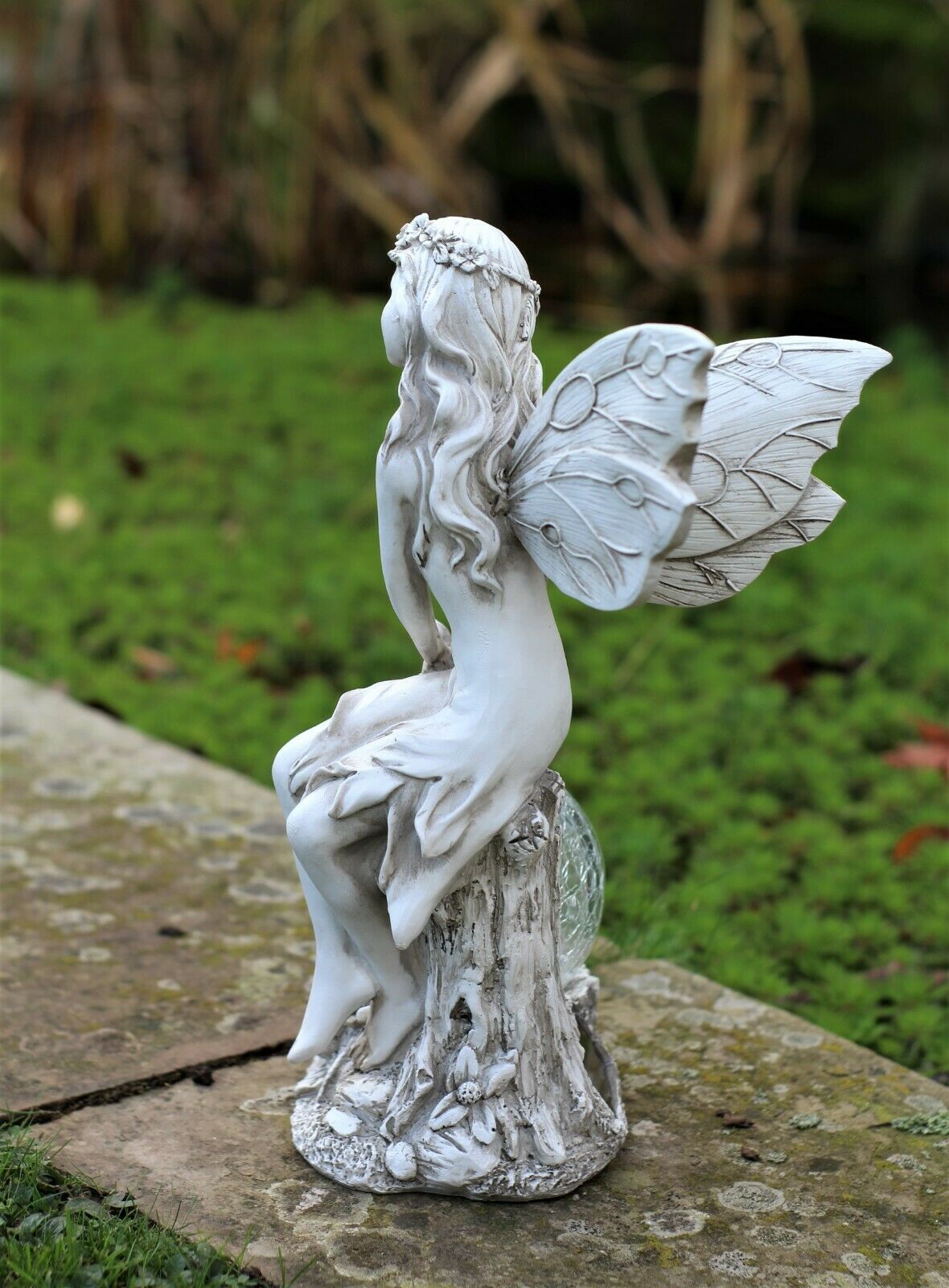 Garden Solar Ball Cherub