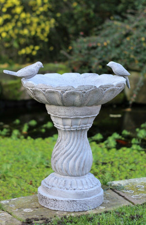 Slate Grey Bird Bath Bowl