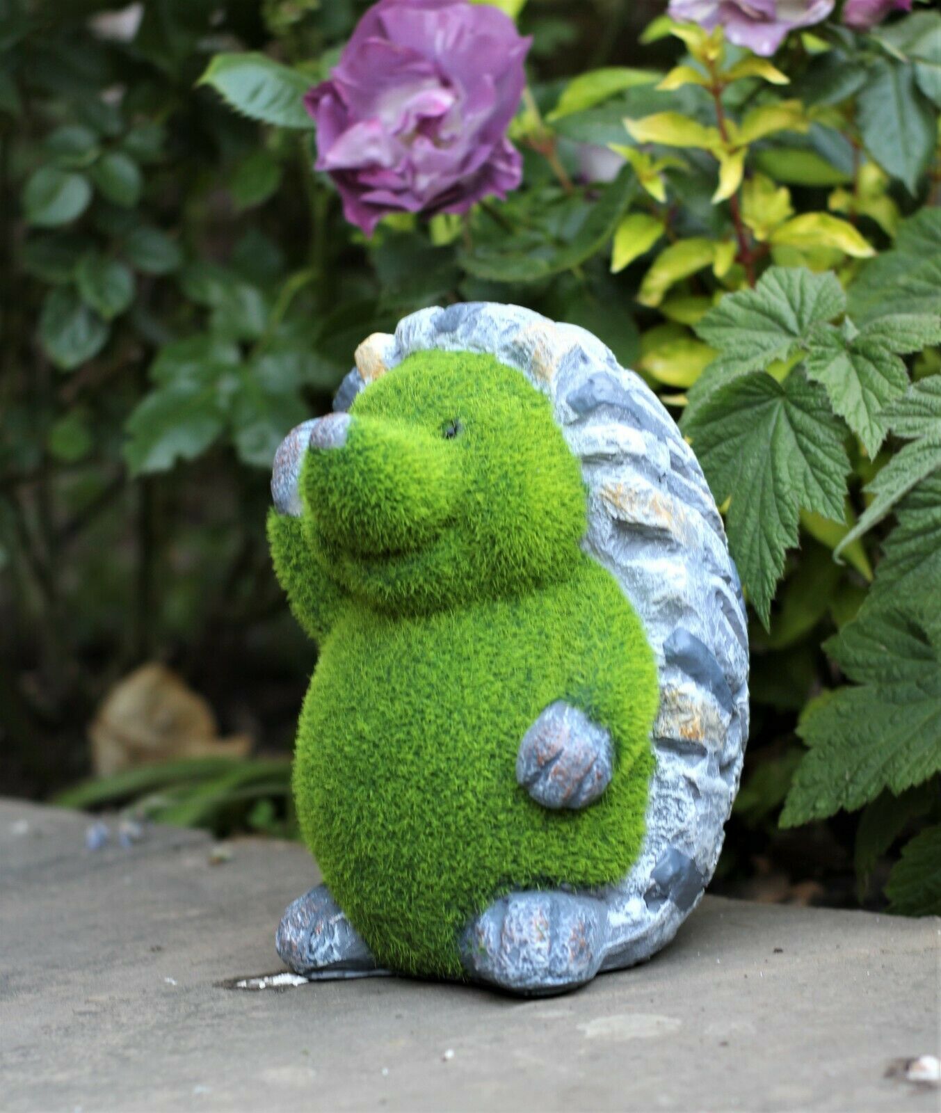 Grass Effect Hedgehog Ornament