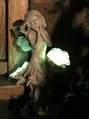 Solar Grey Fairy Garden Ornament