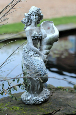 Solar Mermaid Figurine Garden Ornament