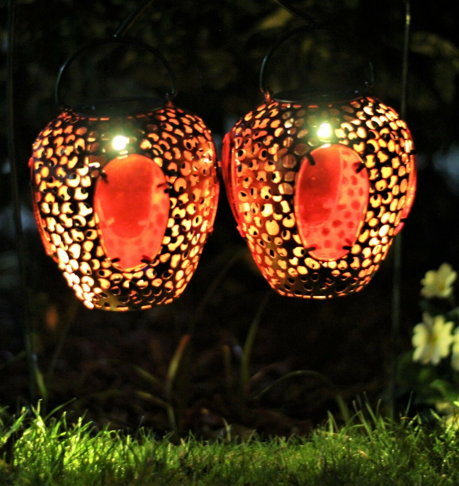 Solar Strawberry Lantern