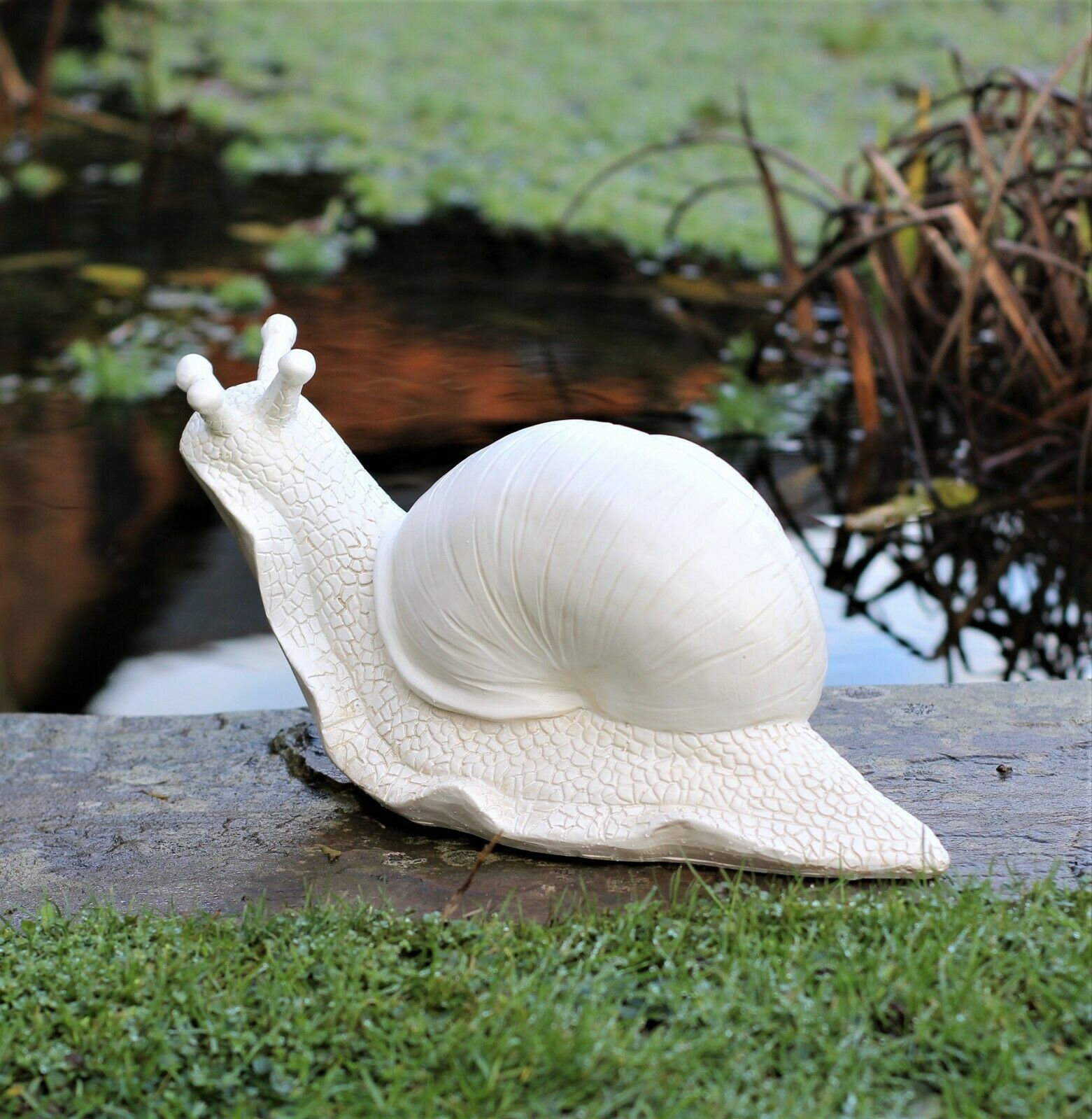 Rust Snail Garden Ornament