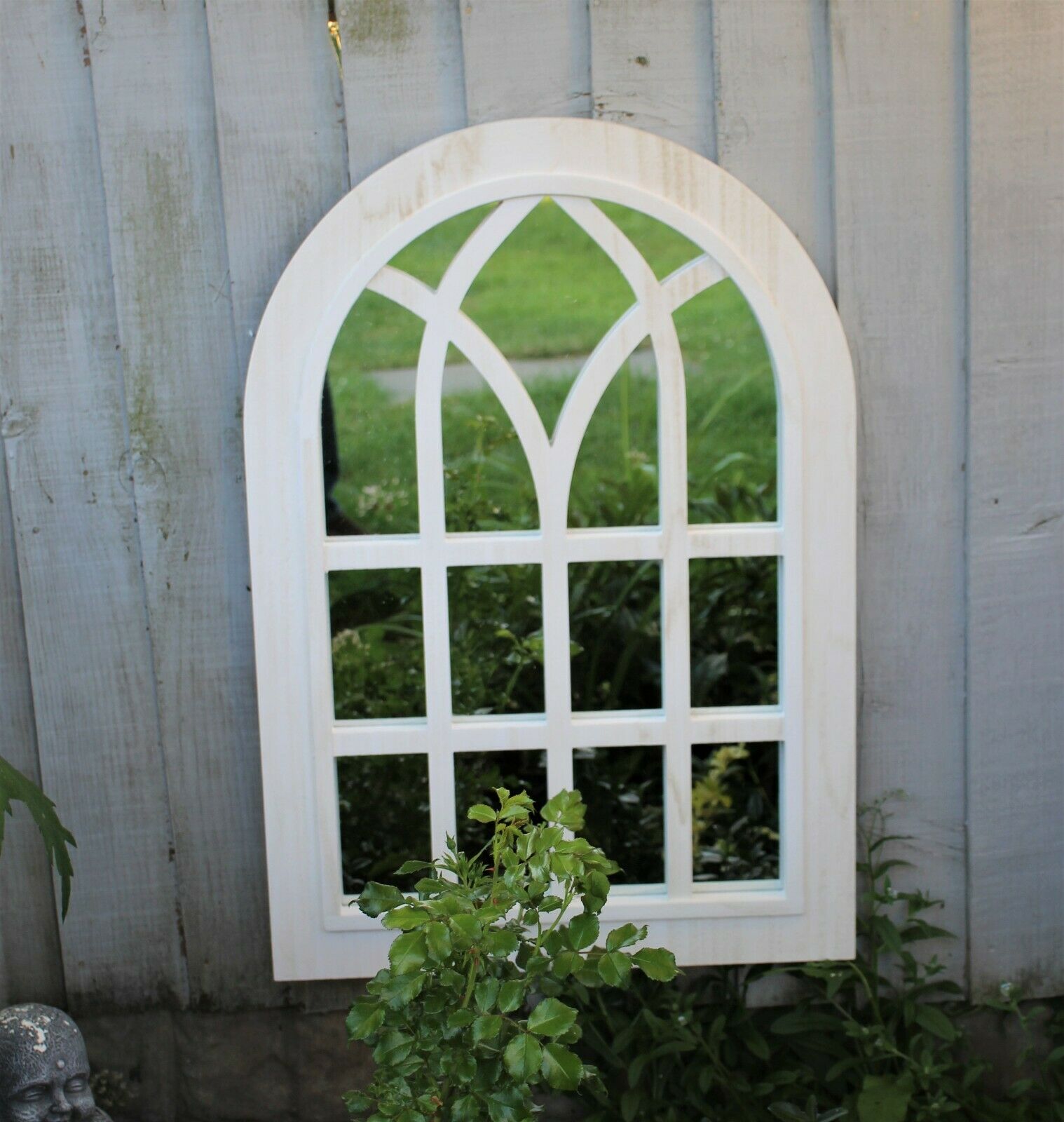 White Arch Mirror - Outdoor & Indoor