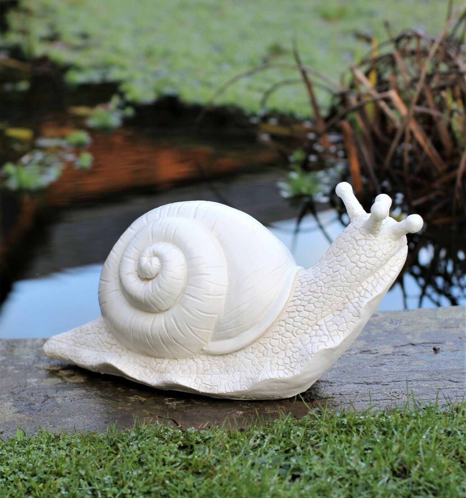 Rust Snail Garden Ornament