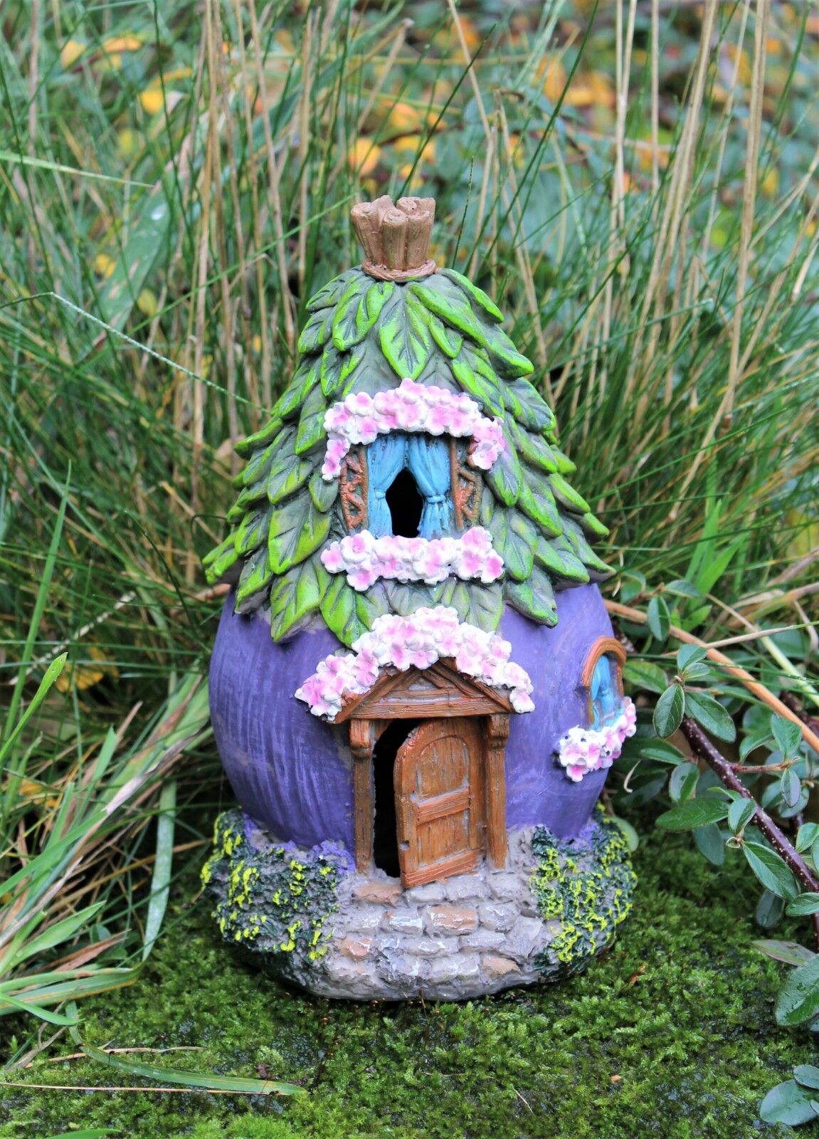 Solar Fairy House - Leaf Roof