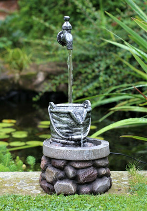 Garden Tap LED Water Feature Fountain