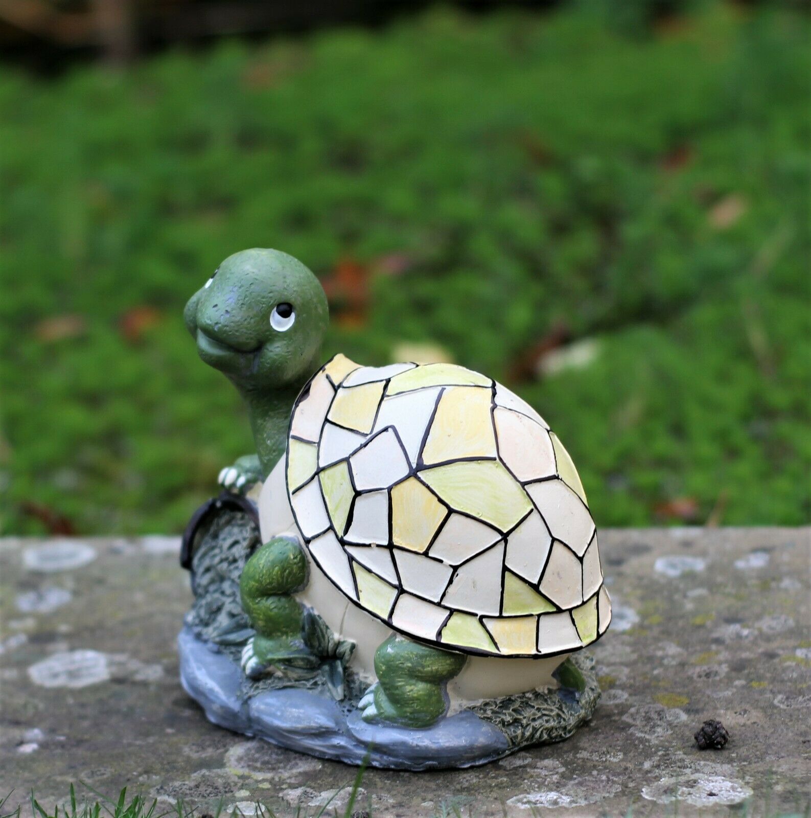 Solar Tortoise Garden Ornament