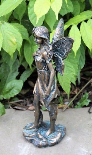Magical Fairy Garden Ornament - Bronze effect 26cm