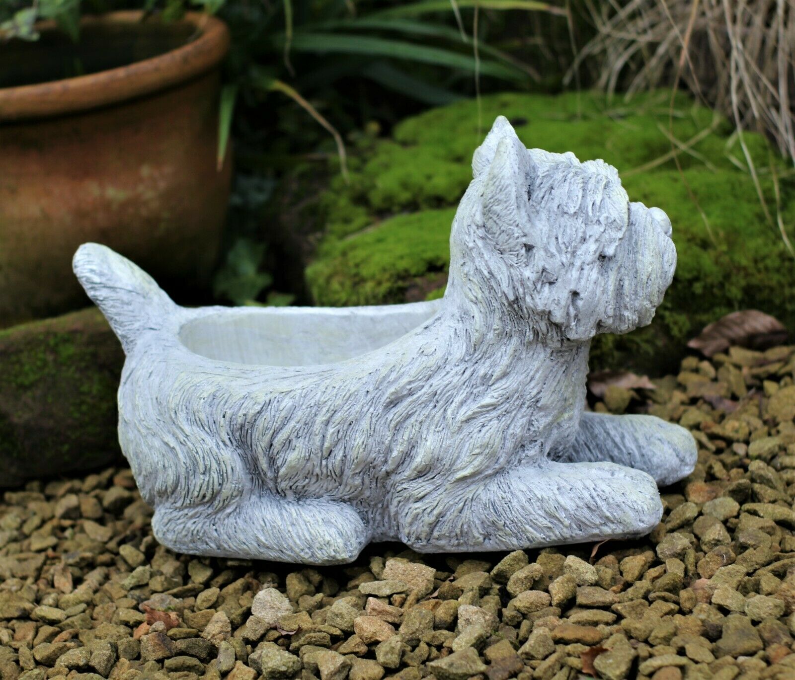 Westie Dog Pot Planter