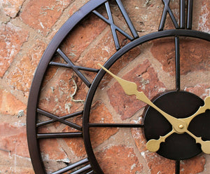 Brown Skeleton Clock