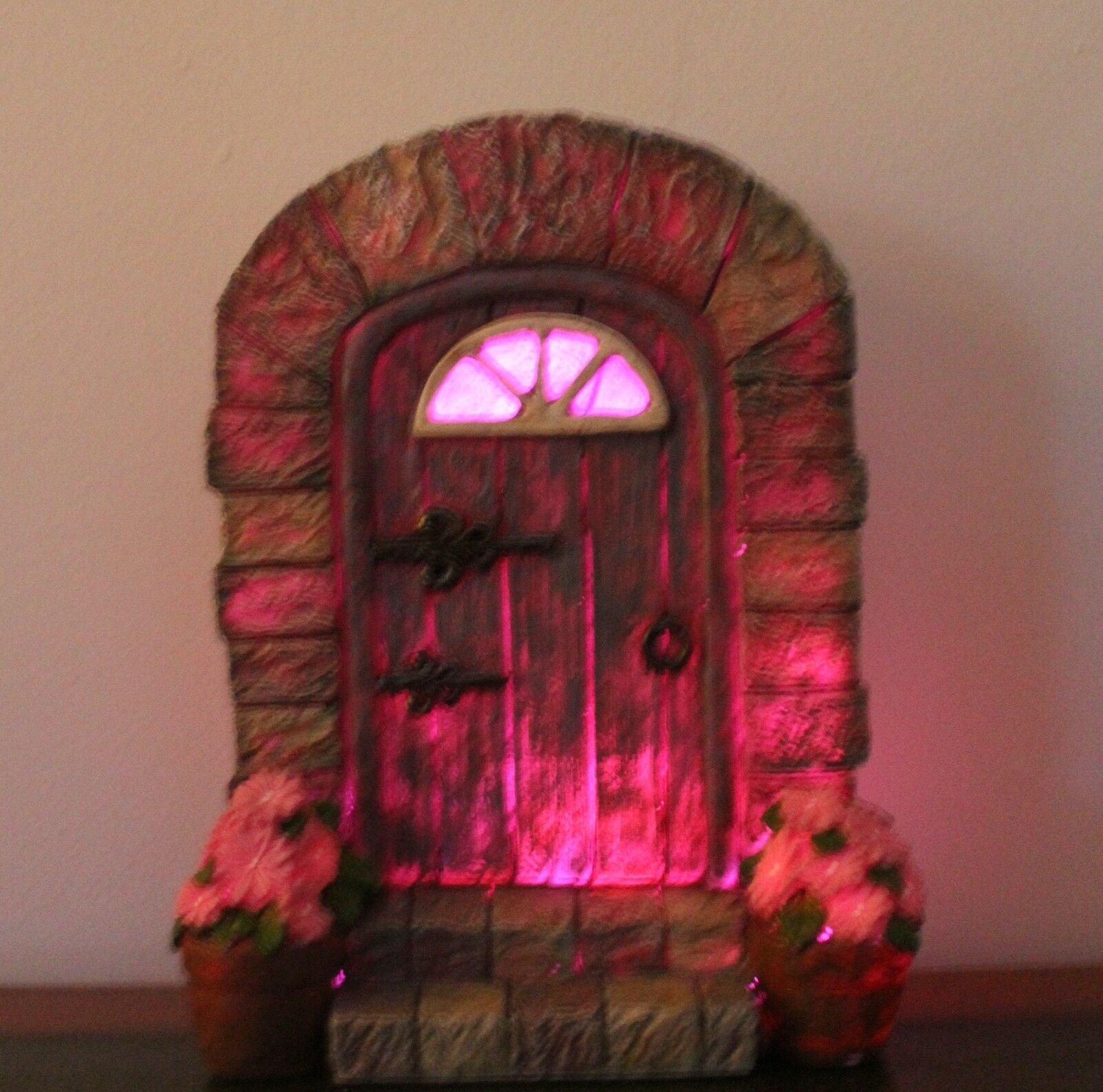 Solar Powered Fairy Door - Colour Changing