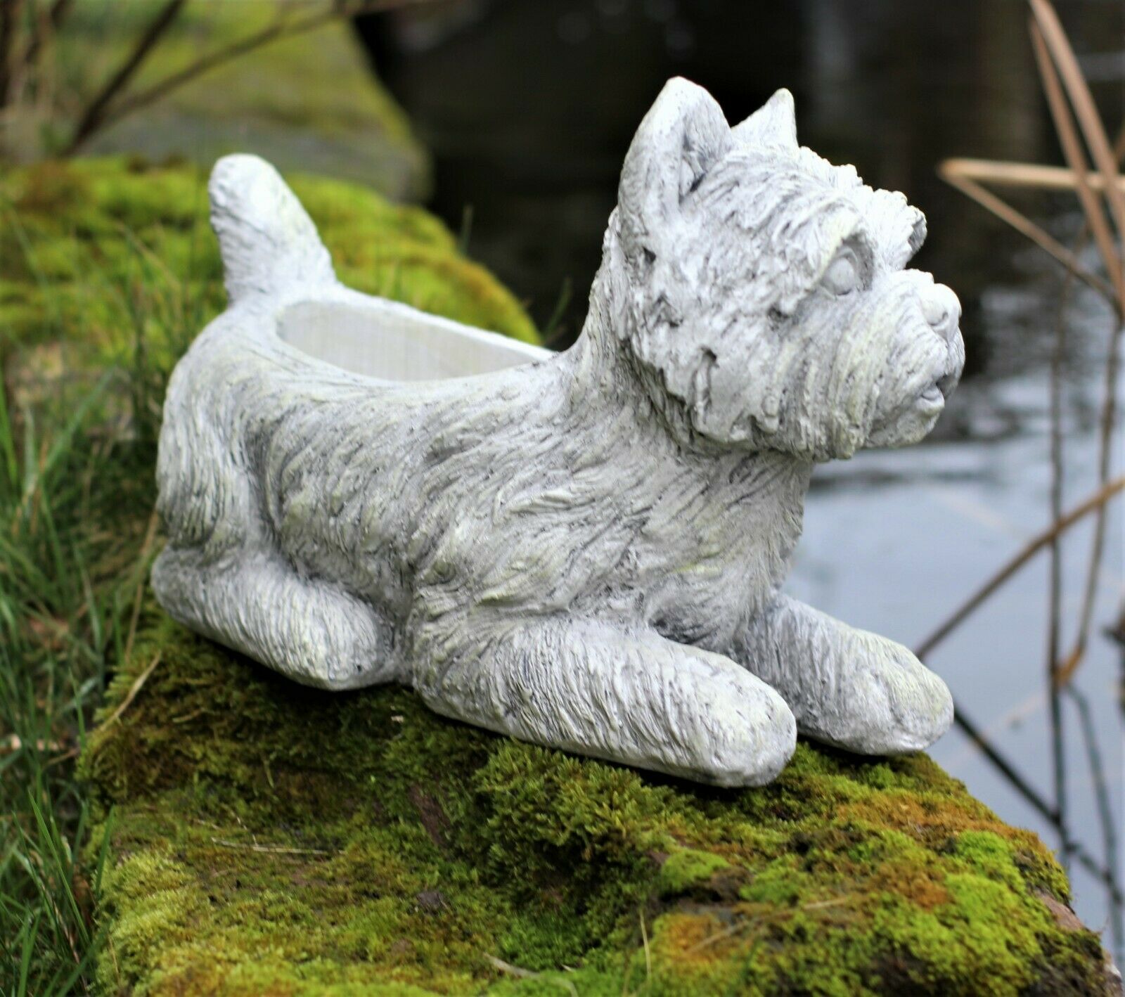 Westie Dog Pot Planter