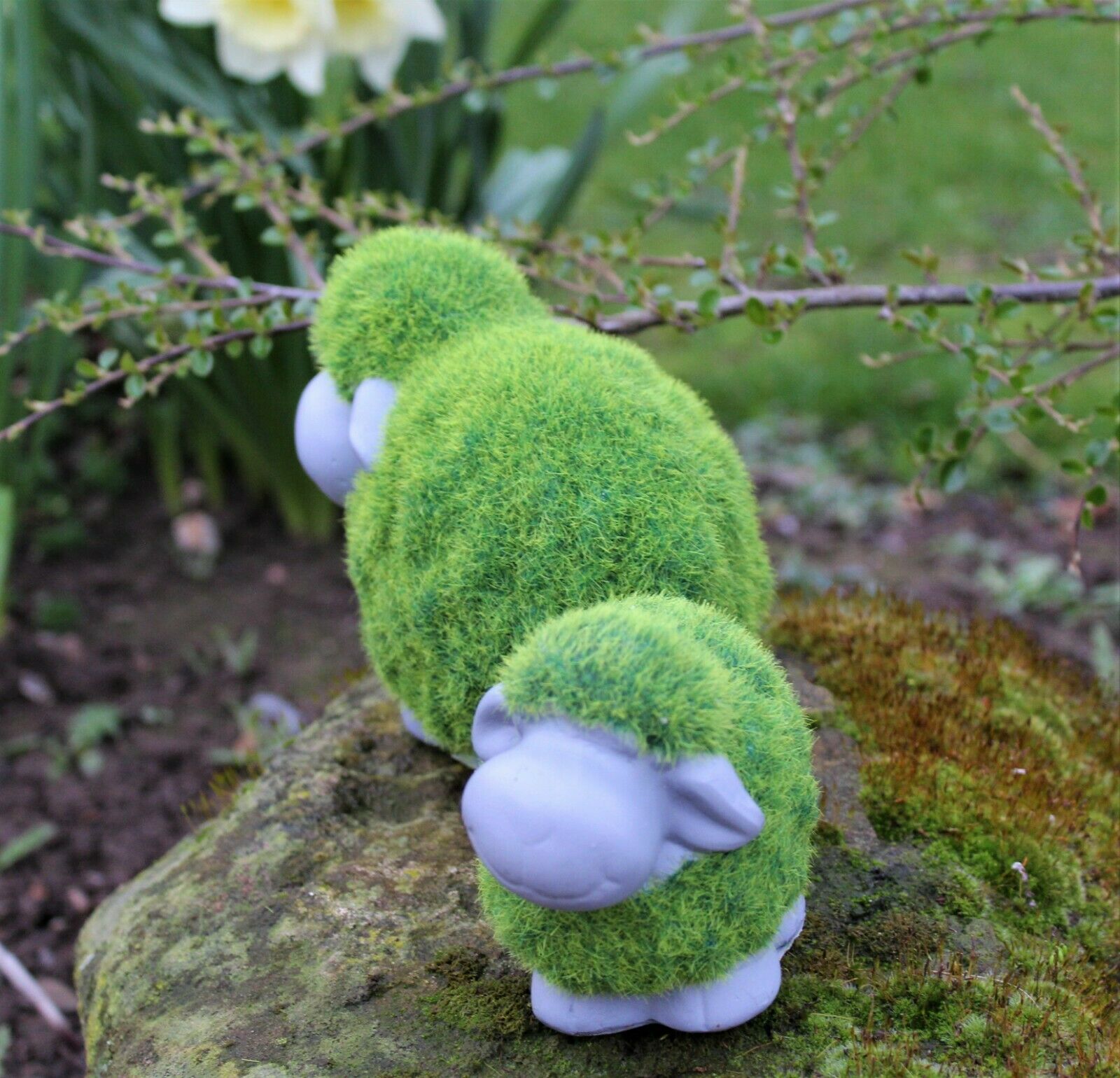 Grass Effect Sheep Pair Garden Ornaments