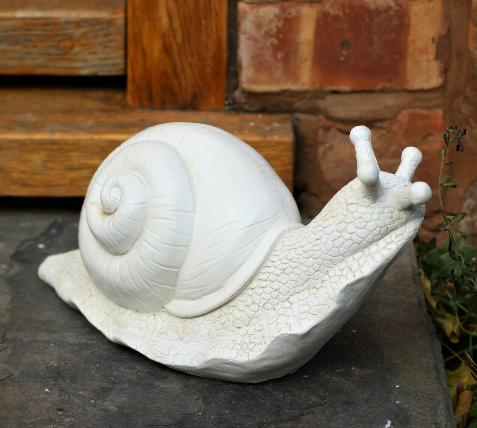 Rust Snail Garden Ornament