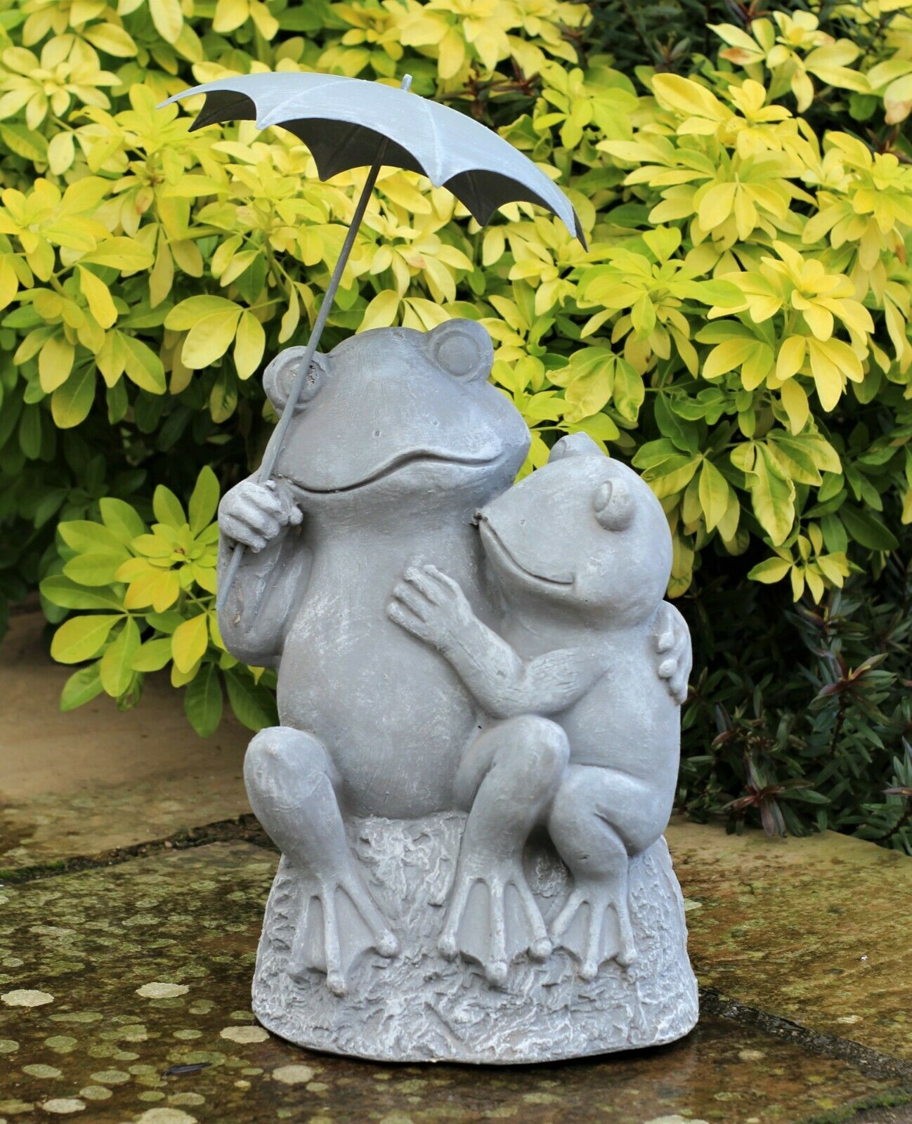 Pair of Grey Garden Frogs