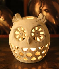 Owl Silhouette Tea light Holder