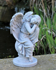 Angel Garden Ornament Grey or Beige