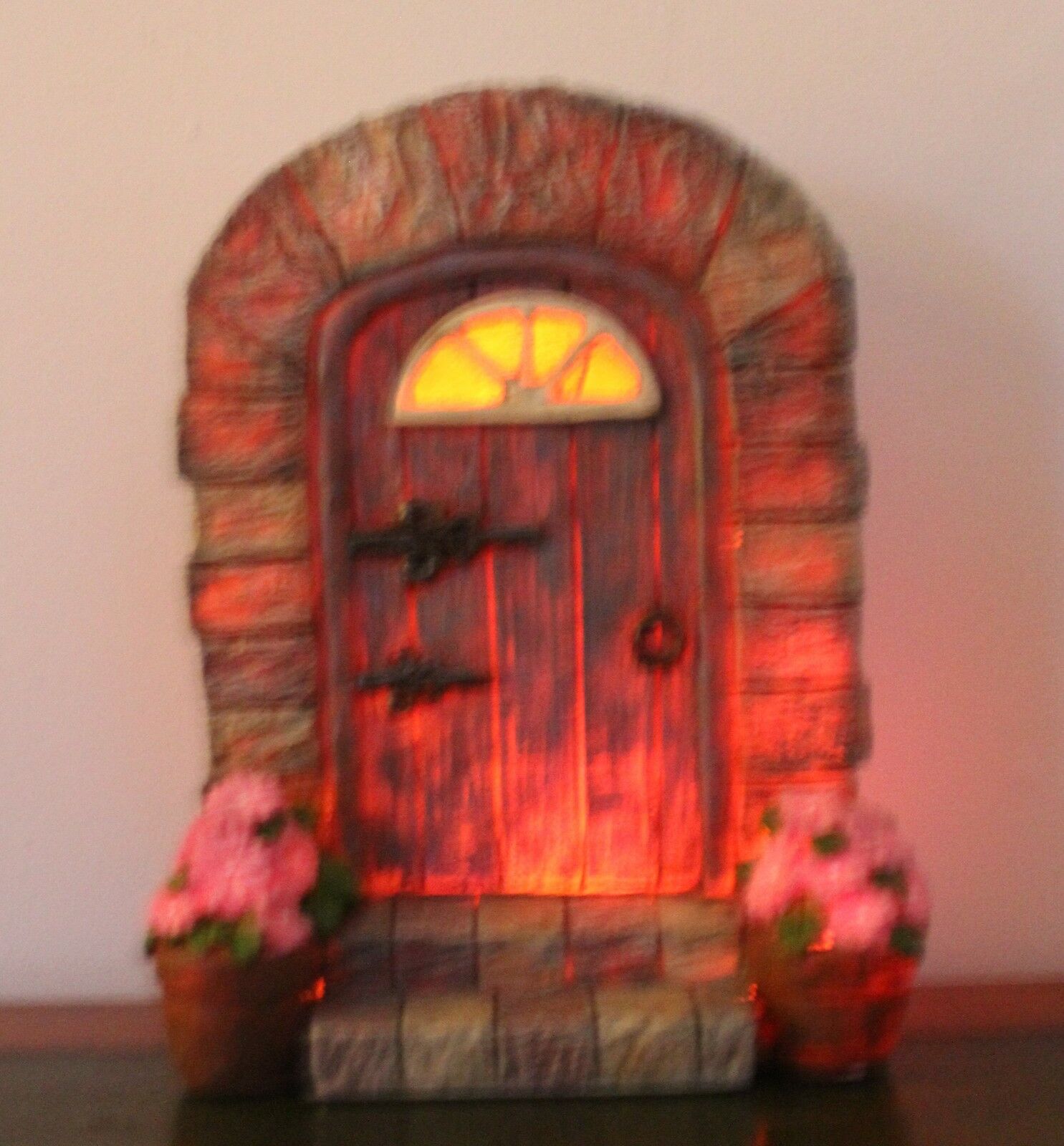 Solar Powered Fairy Door - Colour Changing