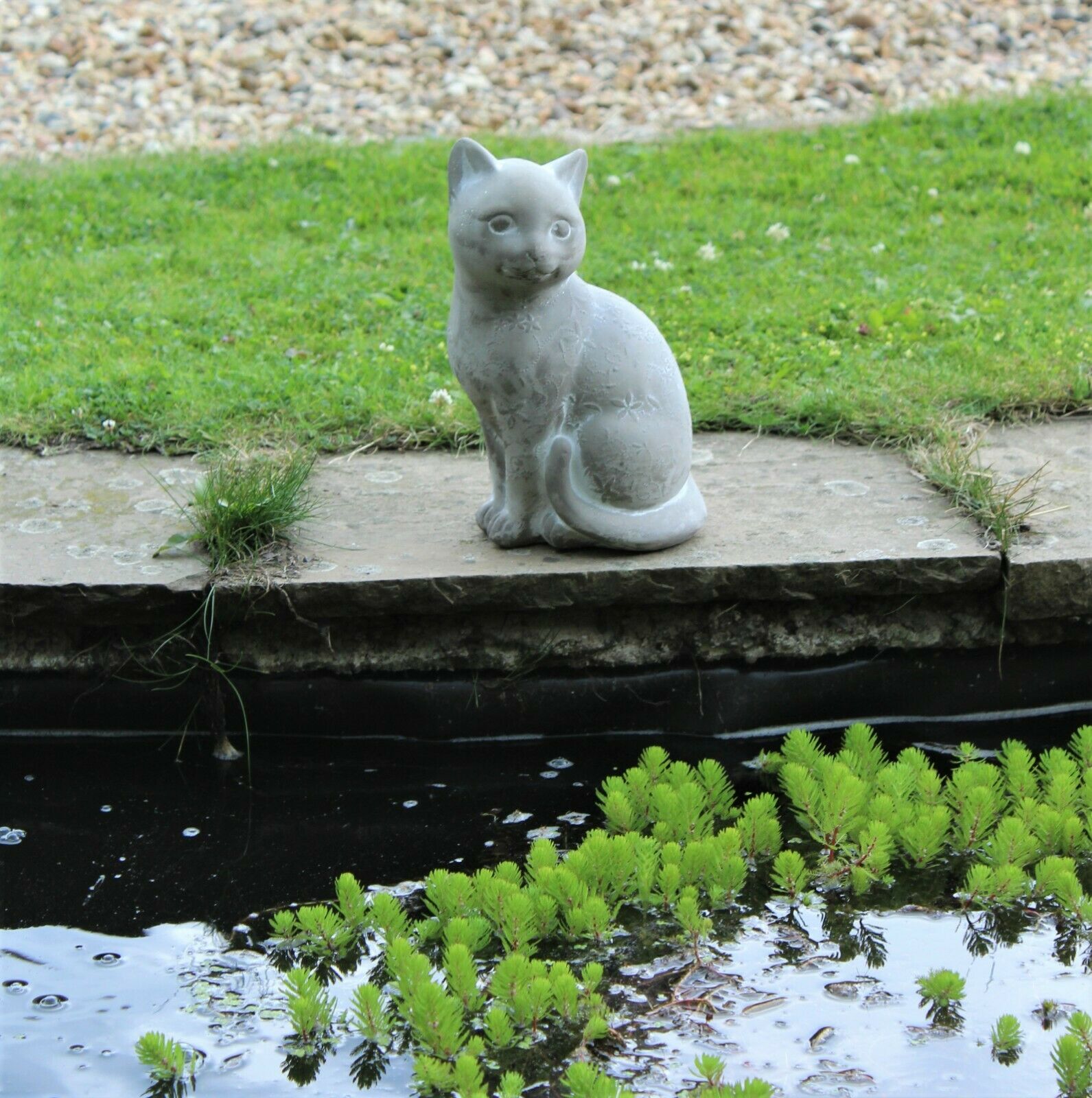 Grey Cat Ornament