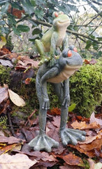 Leap Frog Statue - Stone Effect