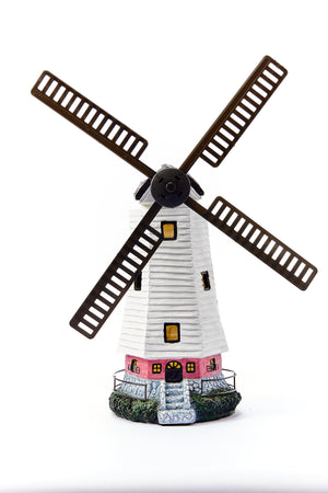Solar Powered Garden Windmill