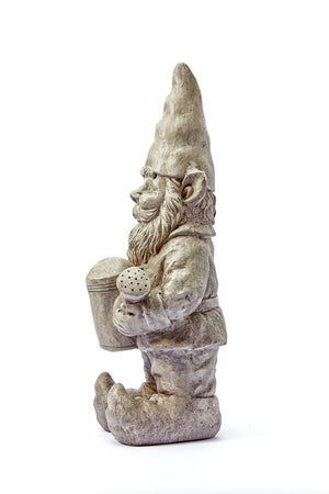 Stone Effect Pair of Garden Gnomes