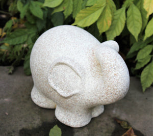 Stone Terracotta Finish Elephant Ornament