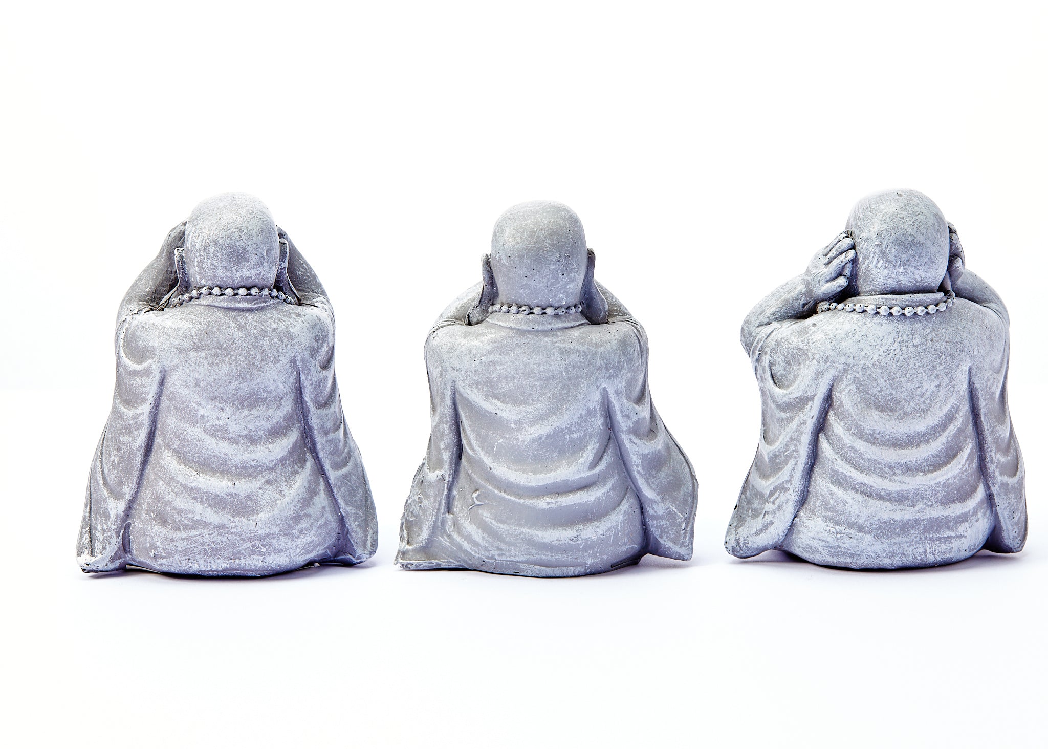 3 Wise Laughing Buddha - See no evil, Speak no evil, Hear no evil