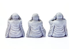 3 Wise Laughing Buddha - See no evil, Speak no evil, Hear no evil